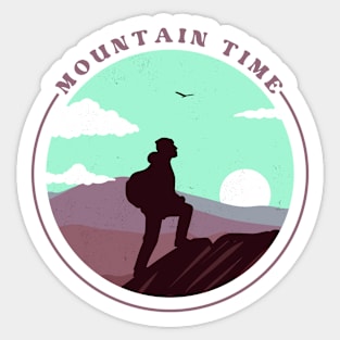 Mountain Time Sticker